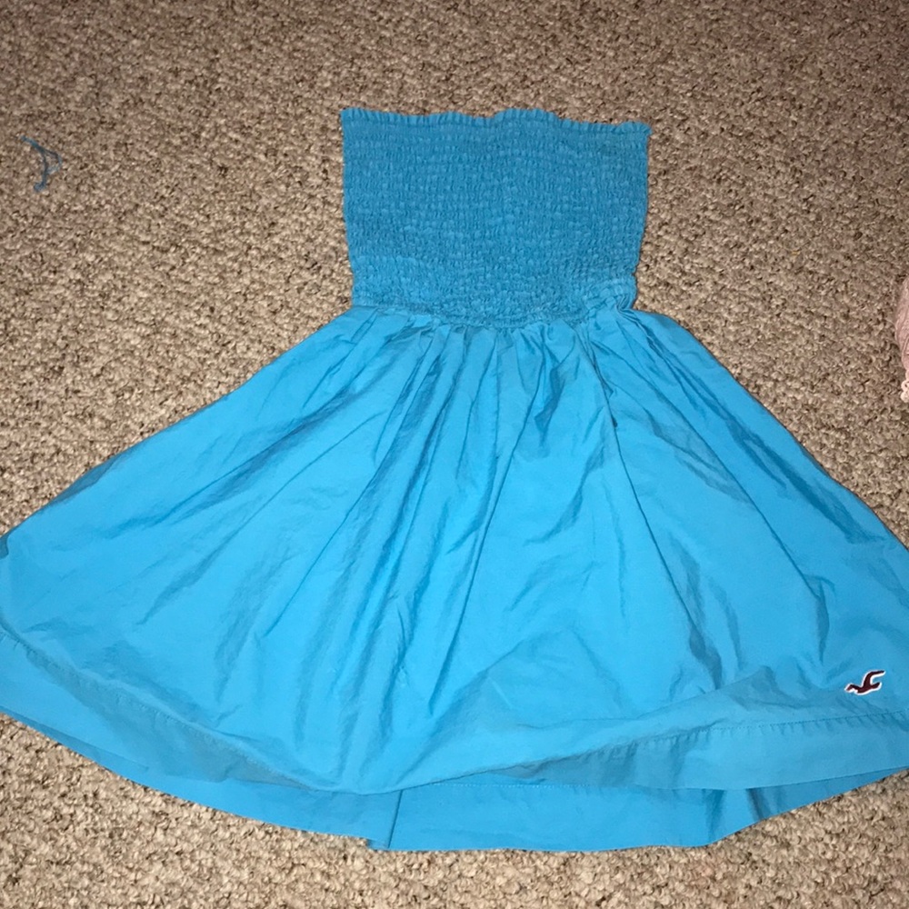 blue hollister dress